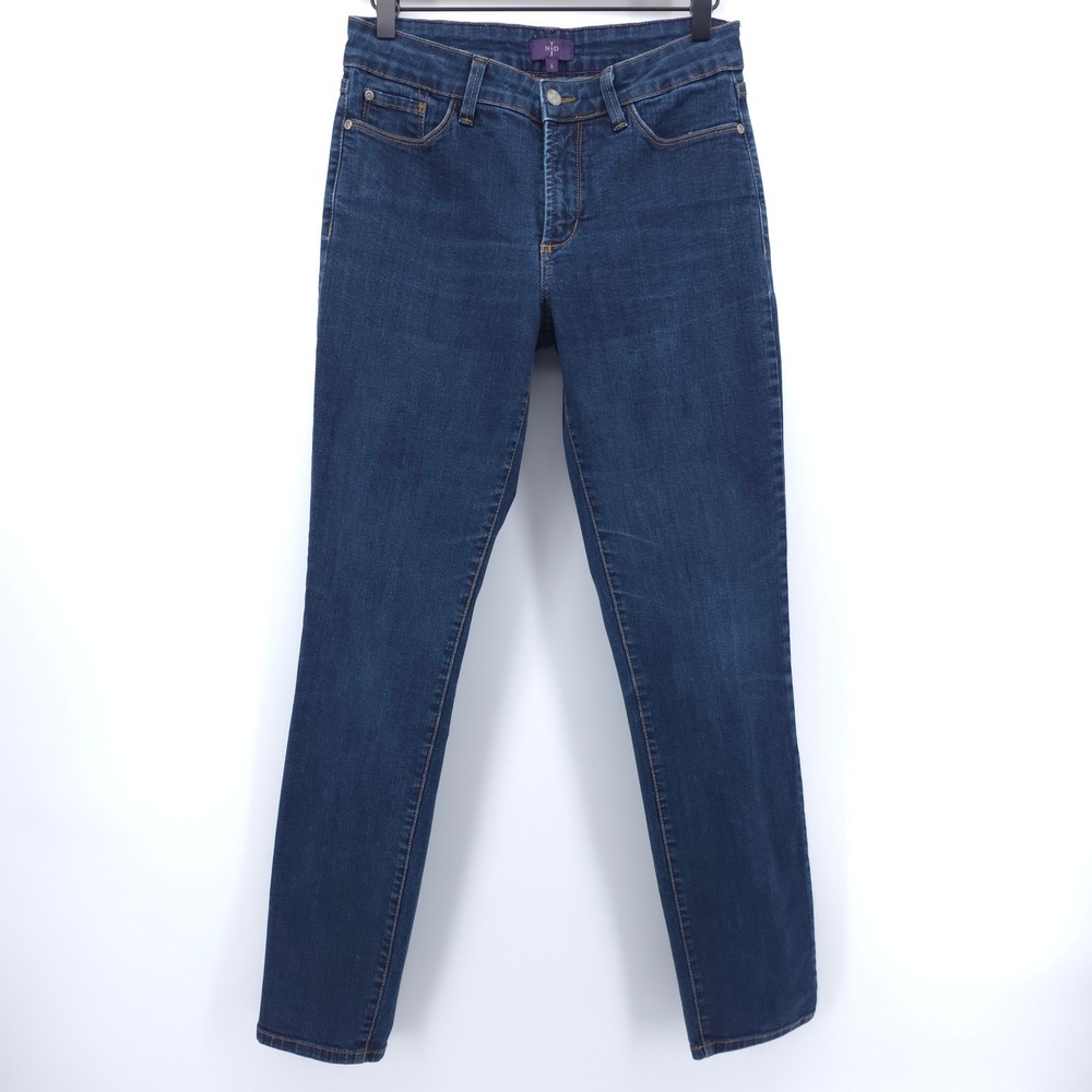 NYDJ Womens Jeans Ami Skinny Legging 6 Dark Wash Blue Lift Tuck Slimming‎